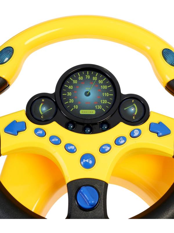 Уценка (в пакете) Руль музыкальный «Супер водитель», свет и звук, работает от батареек