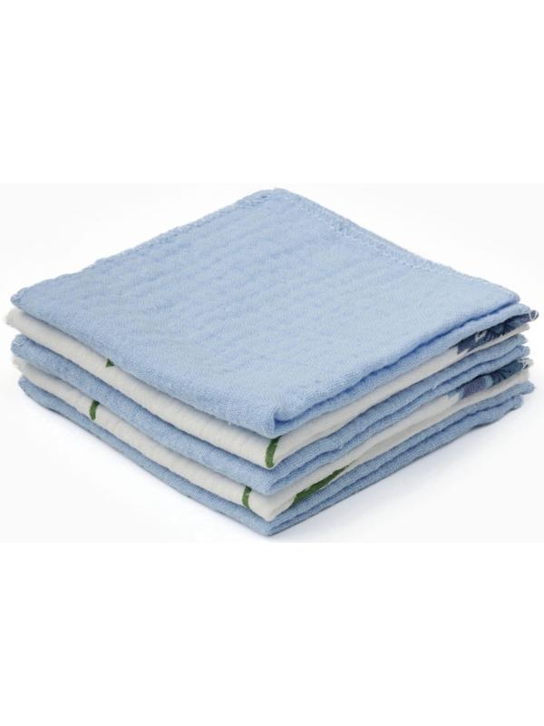 Набор платочков «Крошка Я» Cornflowers вид 1, 20×20 см-5 шт., муслин, хлопок 100%