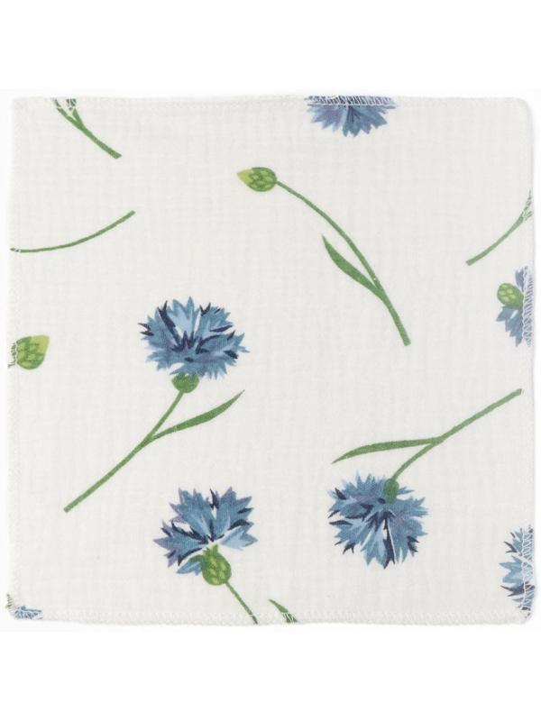 Набор платочков «Крошка Я» Cornflowers вид 1, 20×20 см-5 шт., муслин, хлопок 100%