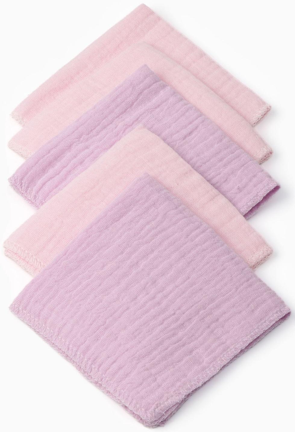 Набор платочков «Крошка Я» Cupcake, 20×20 см-5 шт., муслин, хлопок 100%