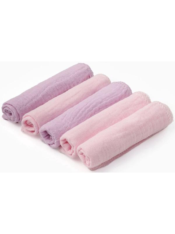 Набор платочков «Крошка Я» Cupcake, 20×20 см-5 шт., муслин, хлопок 100%