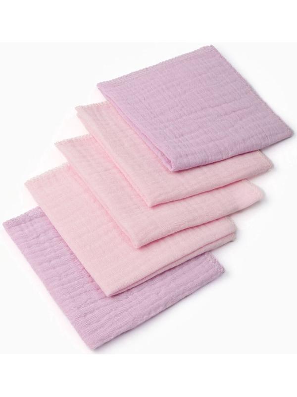 Набор платочков «Крошка Я» Cupcake, 20×20 см-5 шт., муслин, хлопок 100%