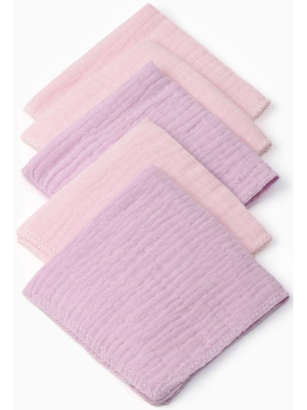 Набор платочков «Крошка Я» Cupcake, 20×20 см-5 шт., муслин, хлопок 100%