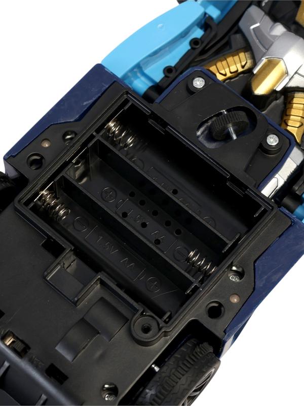 Робот радиоуправляемый «Спорткар», трансформируется, работает от батареек, цвет синий