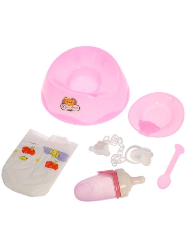 Уценка (в пакете) Пупс функциональный «Мой малыш», пьет, писает, с аксессуарами