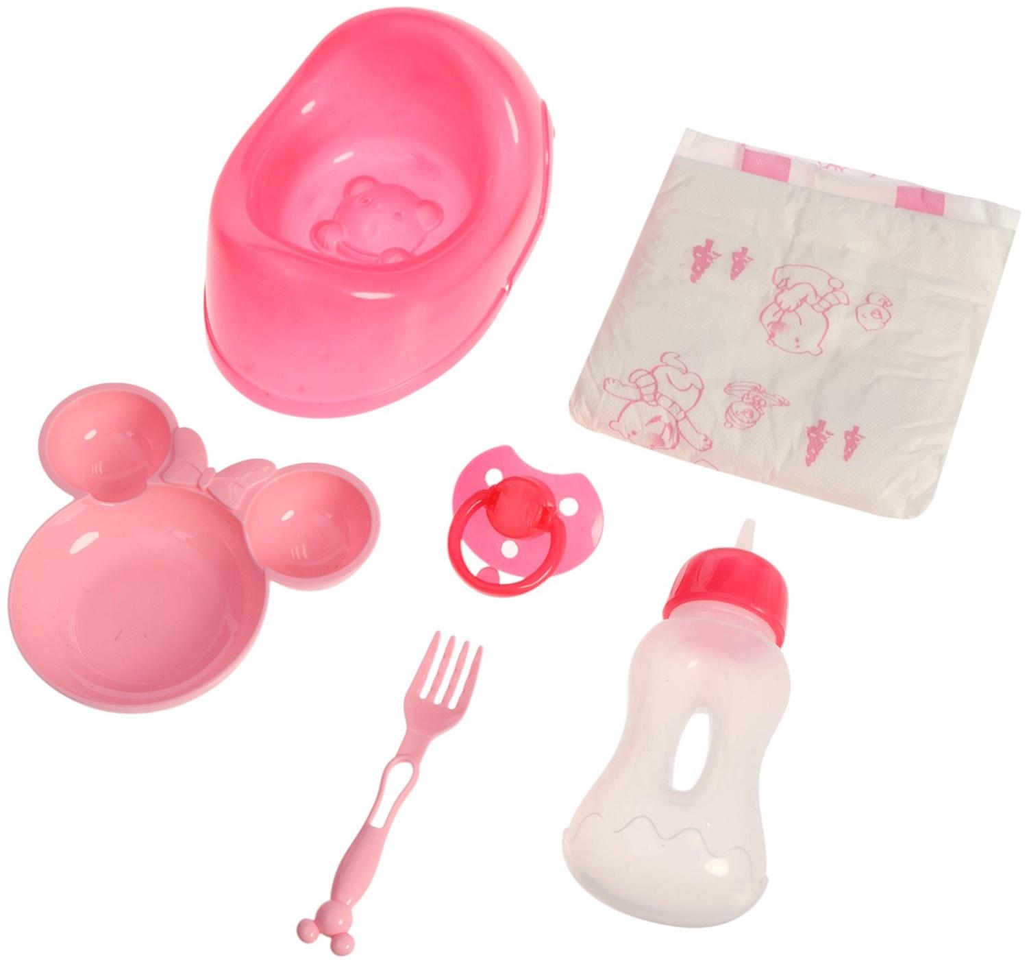 Уценка (в пакете) Пупс функциональный «Мой малыш », с аксессуарами, пьёт, писает