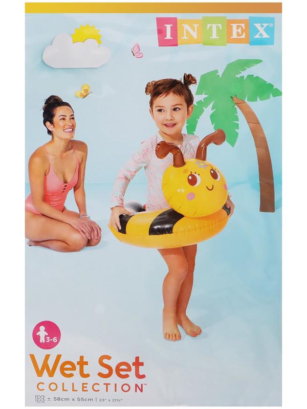 Круг для плавания «Пчёлка», от 3-6 лет, 59220NP INTEX