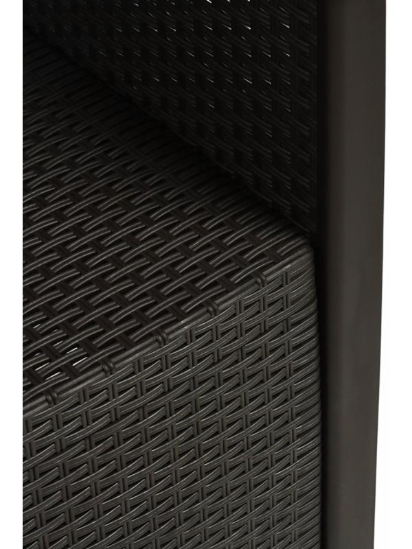 Кресло садовое «Ротанг Лайт», пластик, 62×58.5×85 см, до 106 кг, мокко