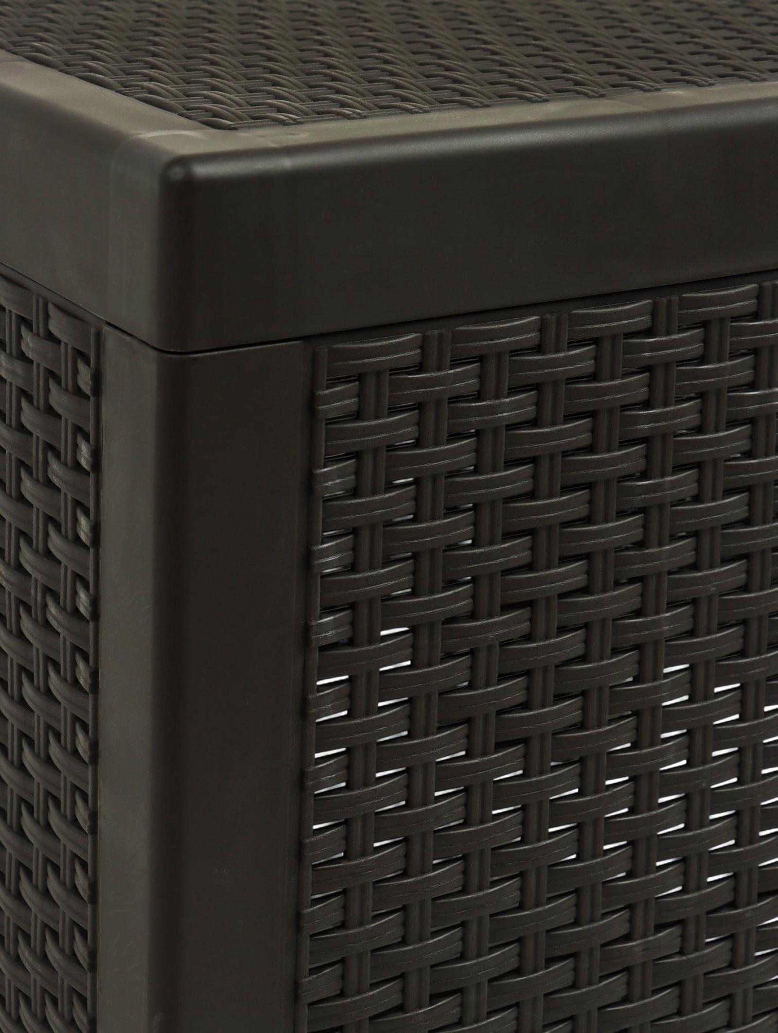 Стол «Ротанг Лайт», 43.5×39.5 см, мокко