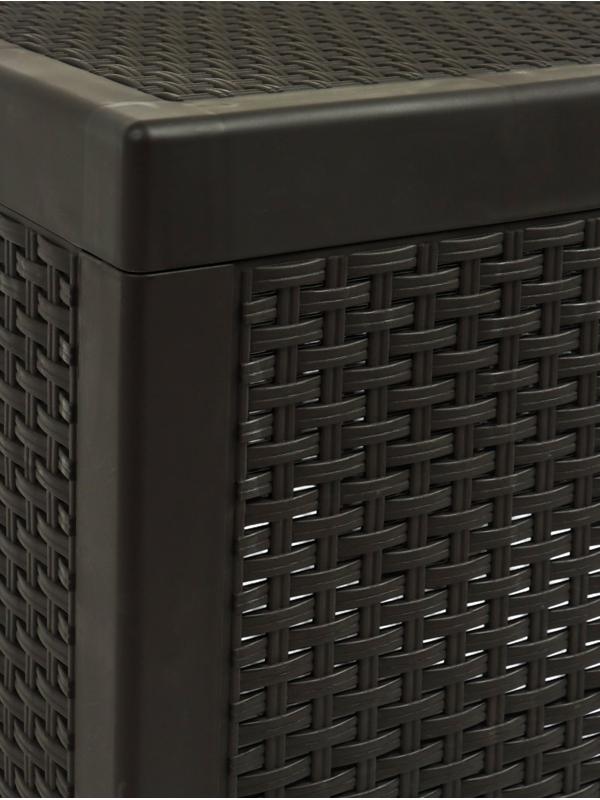 Стол «Ротанг Лайт», 43.5×39.5 см, мокко