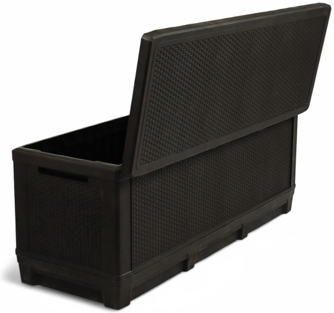 Сундук садовый «Ротанг - плюс», 148.5×54×59.5 см, мокко