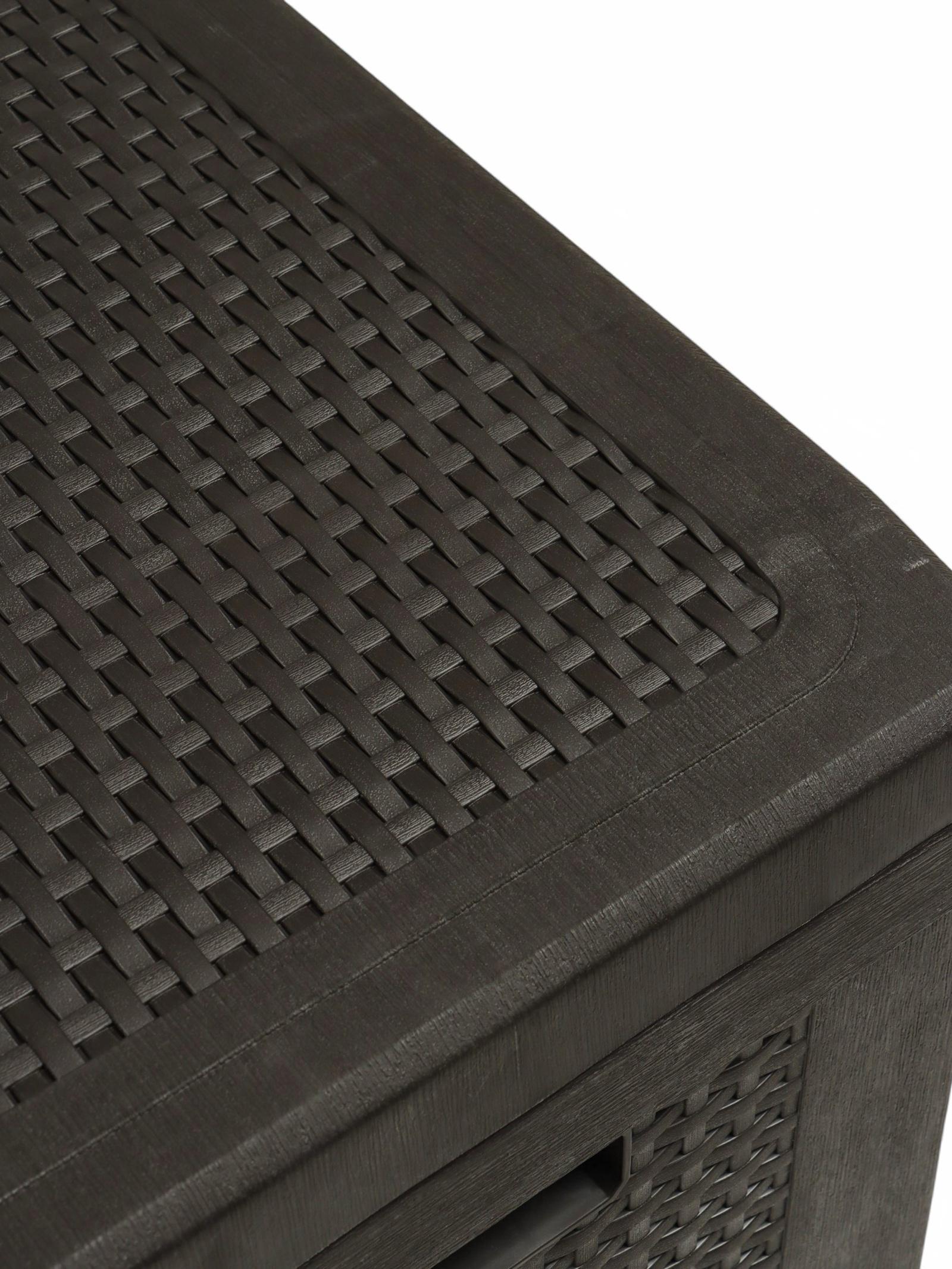 Сундук садовый «Ротанг - плюс», 148.5×54×59.5 см, мокко