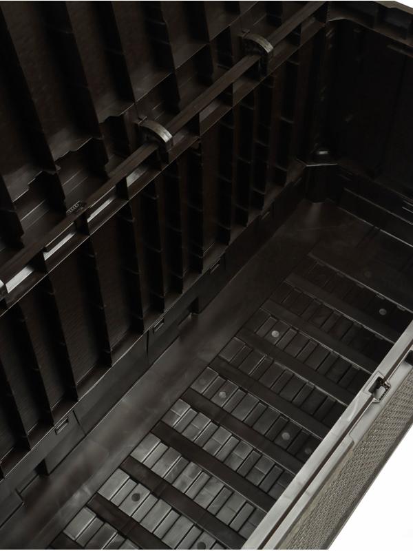 Сундук садовый «Ротанг - плюс», 148.5×54×59.5 см, мокко