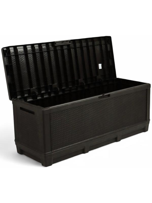 Сундук садовый «Ротанг - плюс», 148.5×54×59.5 см, мокко