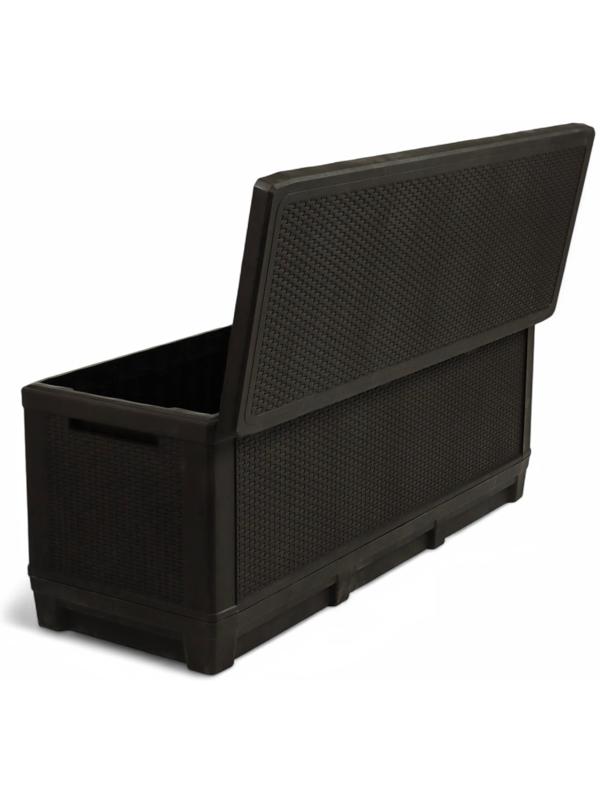 Сундук садовый «Ротанг - плюс», 148.5×54×59.5 см, мокко