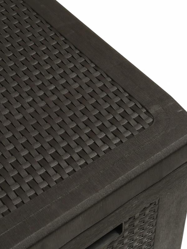 Сундук садовый «Ротанг - плюс», 148.5×54×59.5 см, мокко