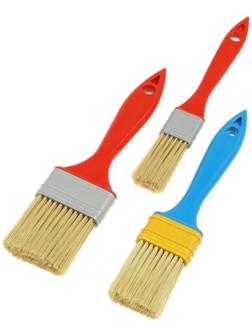 Набор кистей ЛОМ промо, искусственная щетина, пластик. рук, 1-1.5-2