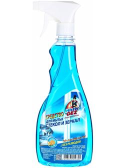 Mister Dez PROFESSIONAL средство для стекол и зеркал, дыня, без разводов