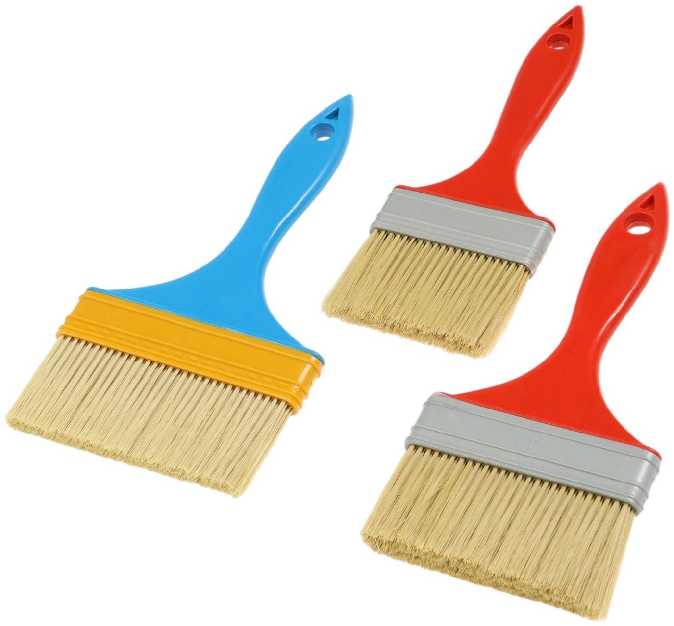 Набор кистей ЛОМ промо, искусственная щетина, пластик. рук. 3-4-5