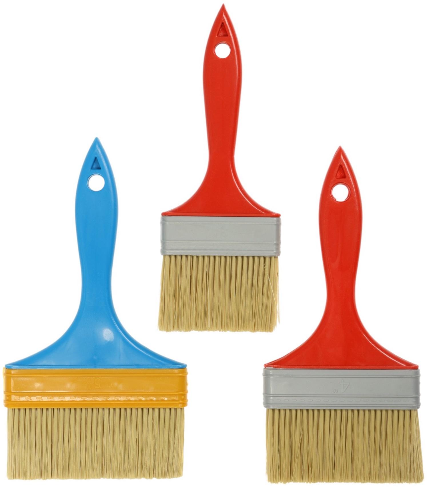 Набор кистей ЛОМ промо, искусственная щетина, пластик. рук. 3-4-5