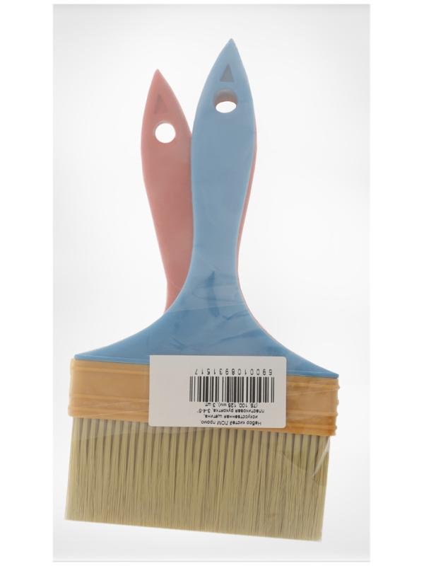 Набор кистей ЛОМ промо, искусственная щетина, пластик. рук. 3-4-5