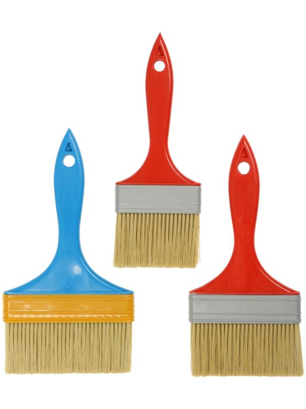 Набор кистей ЛОМ промо, искусственная щетина, пластик. рук. 3-4-5