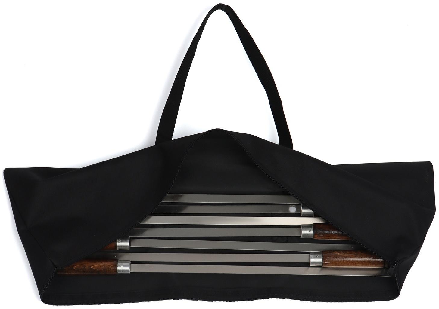 Чехол для шампуров, 75×23 см, черный