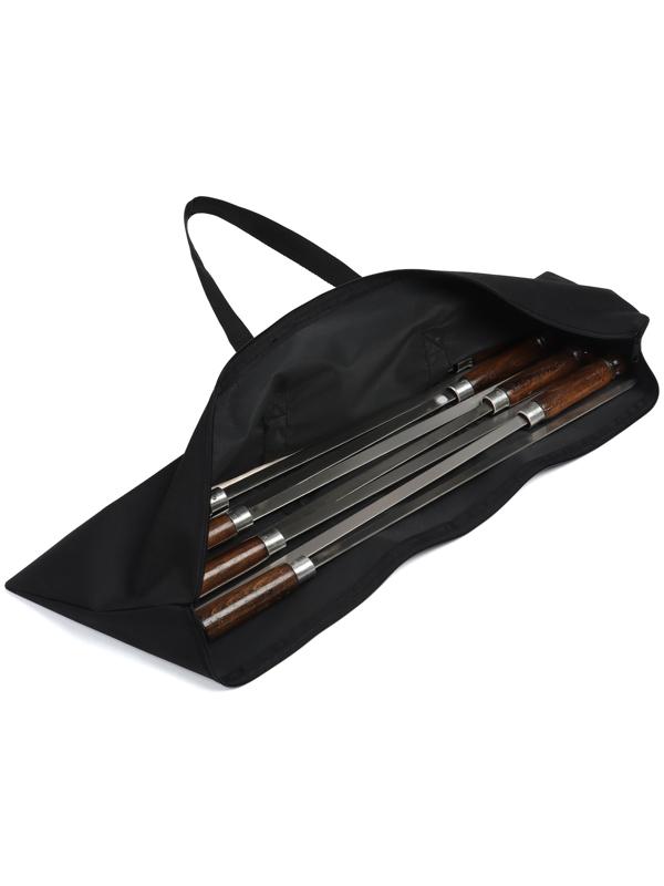 Чехол для шампуров, 75×23 см, черный