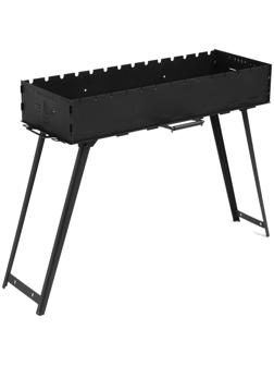Мангал с ножками FIREGRILL, 94.7×37.5×72.3 см, 2 мм, длина жаровни 85 см