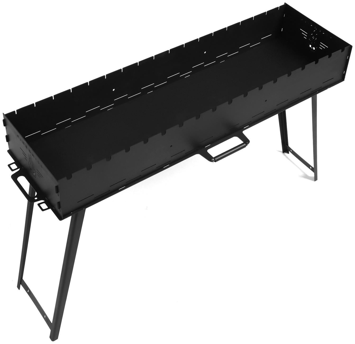 Мангал с ножками FIREGRILL, 114.7×37.5×72.3 см, 2 мм, длина жаровни 105 см