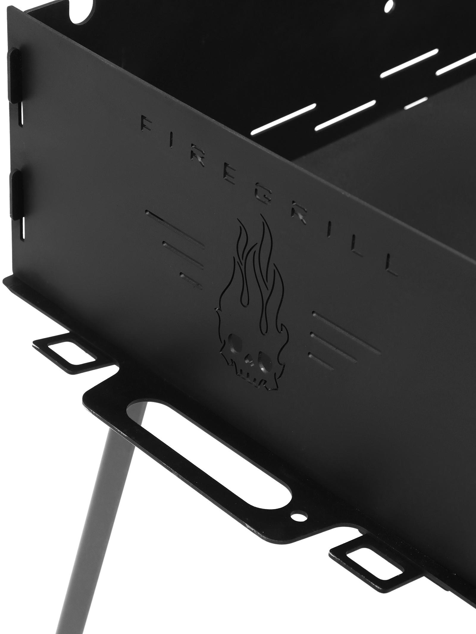 Мангал с ножками FIREGRILL, 114.7×37.5×72.3 см, 2 мм, длина жаровни 105 см