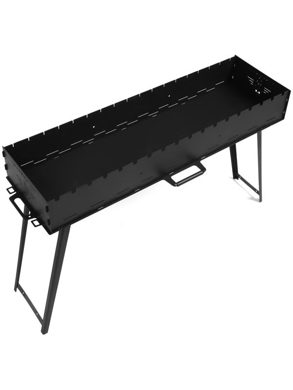 Мангал с ножками FIREGRILL, 114.7×37.5×72.3 см, 2 мм, длина жаровни 105 см
