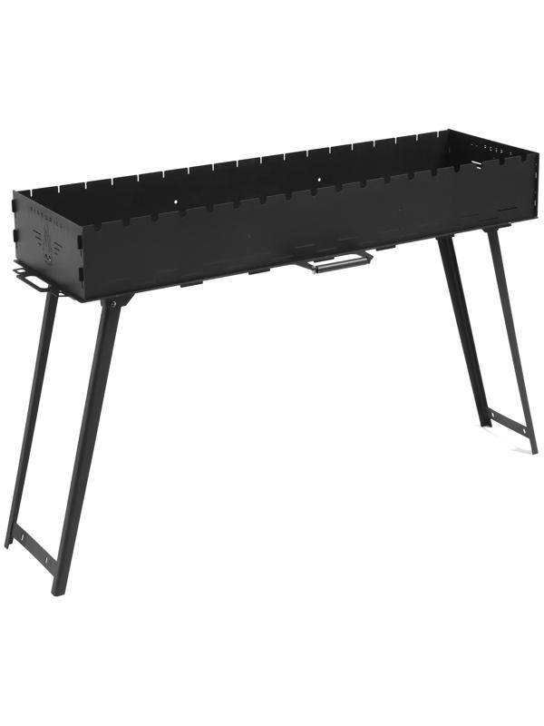 Мангал с ножками FIREGRILL, 114.7×37.5×72.3 см, 2 мм, длина жаровни 105 см