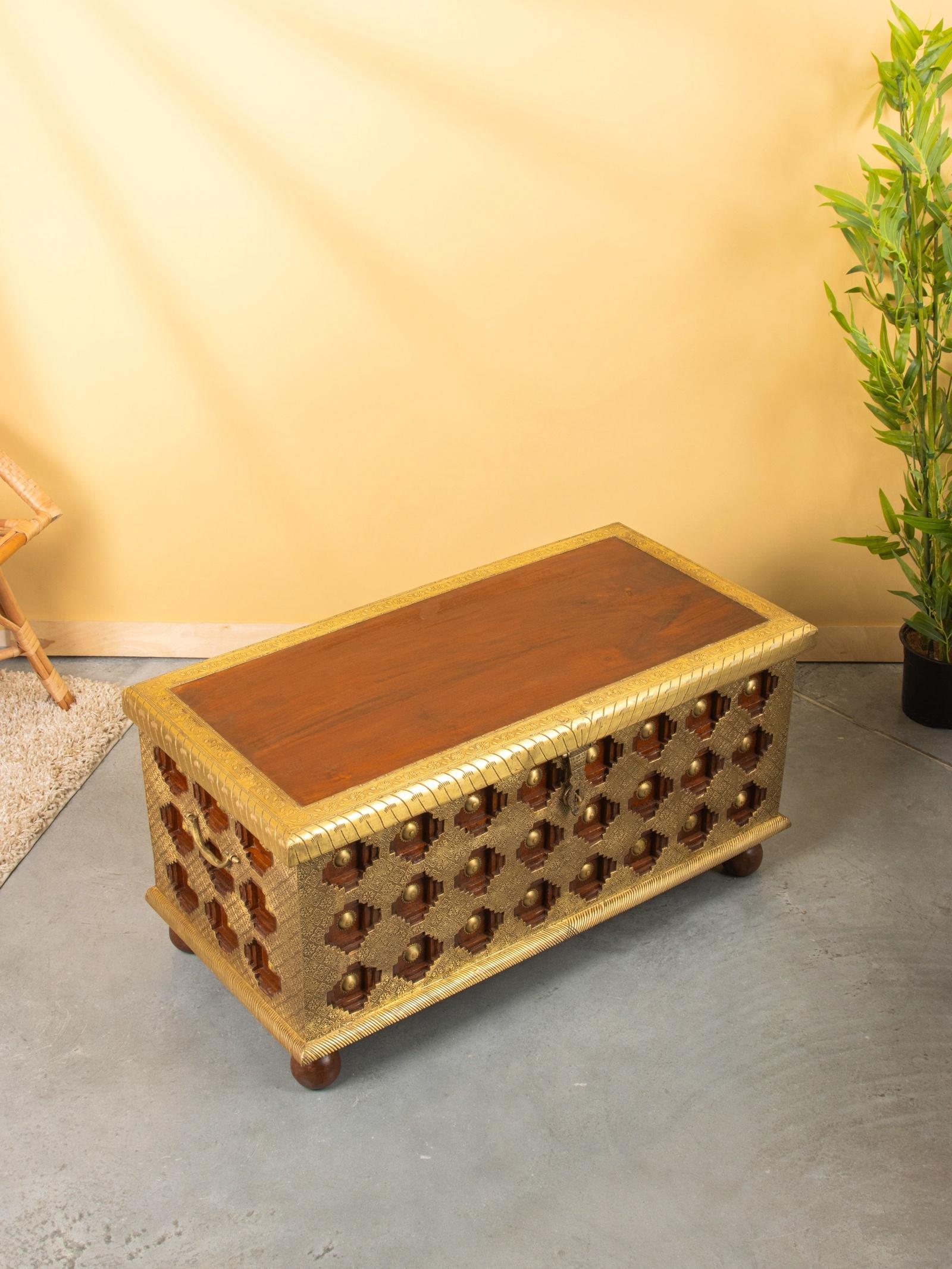 Сундук, 91×46×46 см, дерево