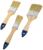 Набор кистей ТУНДРА, натуральная щетина, деревянная рукоятка, 1-1.5-2