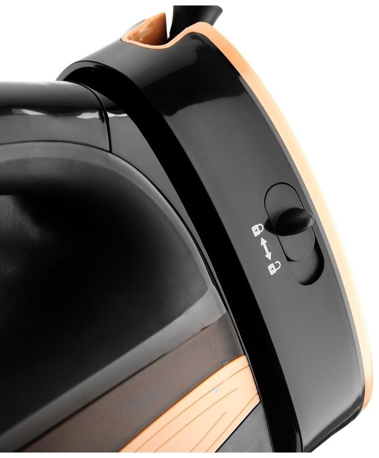 Утюг паровой BRAYER 4010BR, 2400 Вт, керамичекая подошва, 320 мл, беспроводной, коричневый