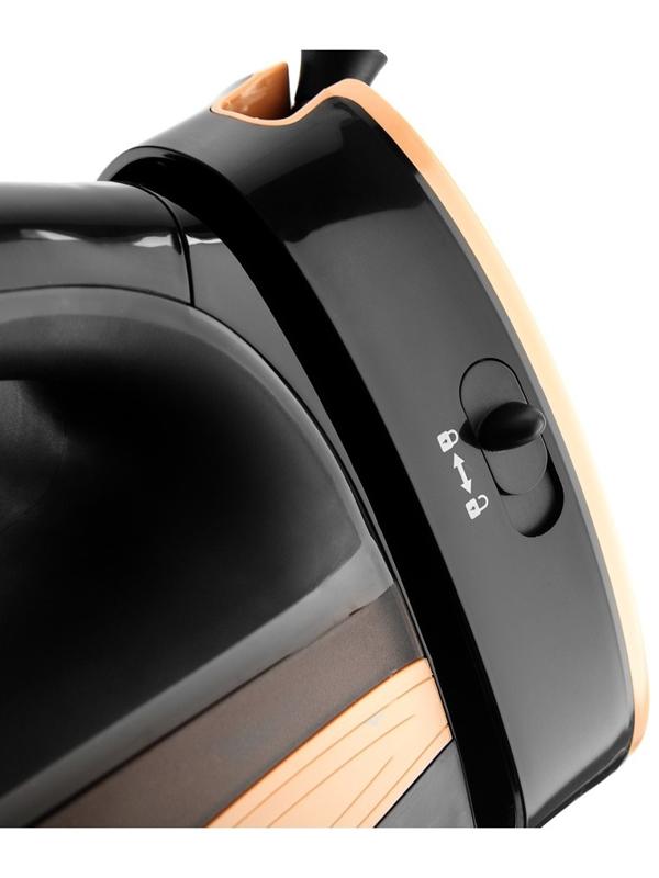 Утюг паровой BRAYER 4010BR, 2400 Вт, керамичекая подошва, 320 мл, беспроводной, коричневый