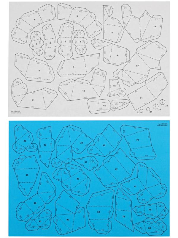 Коструктор полигональный «Лошадка», 165 деталей, UNICON