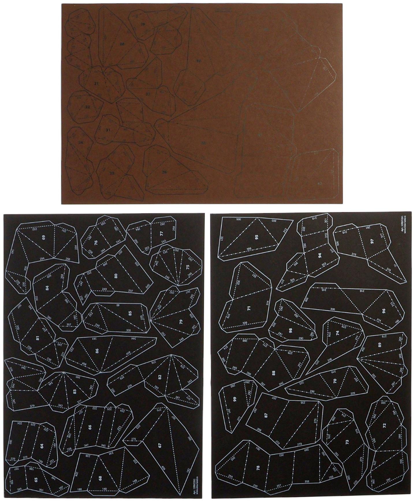 Коструктор полигональный «Голова лошади», 118 деталей, UNICON