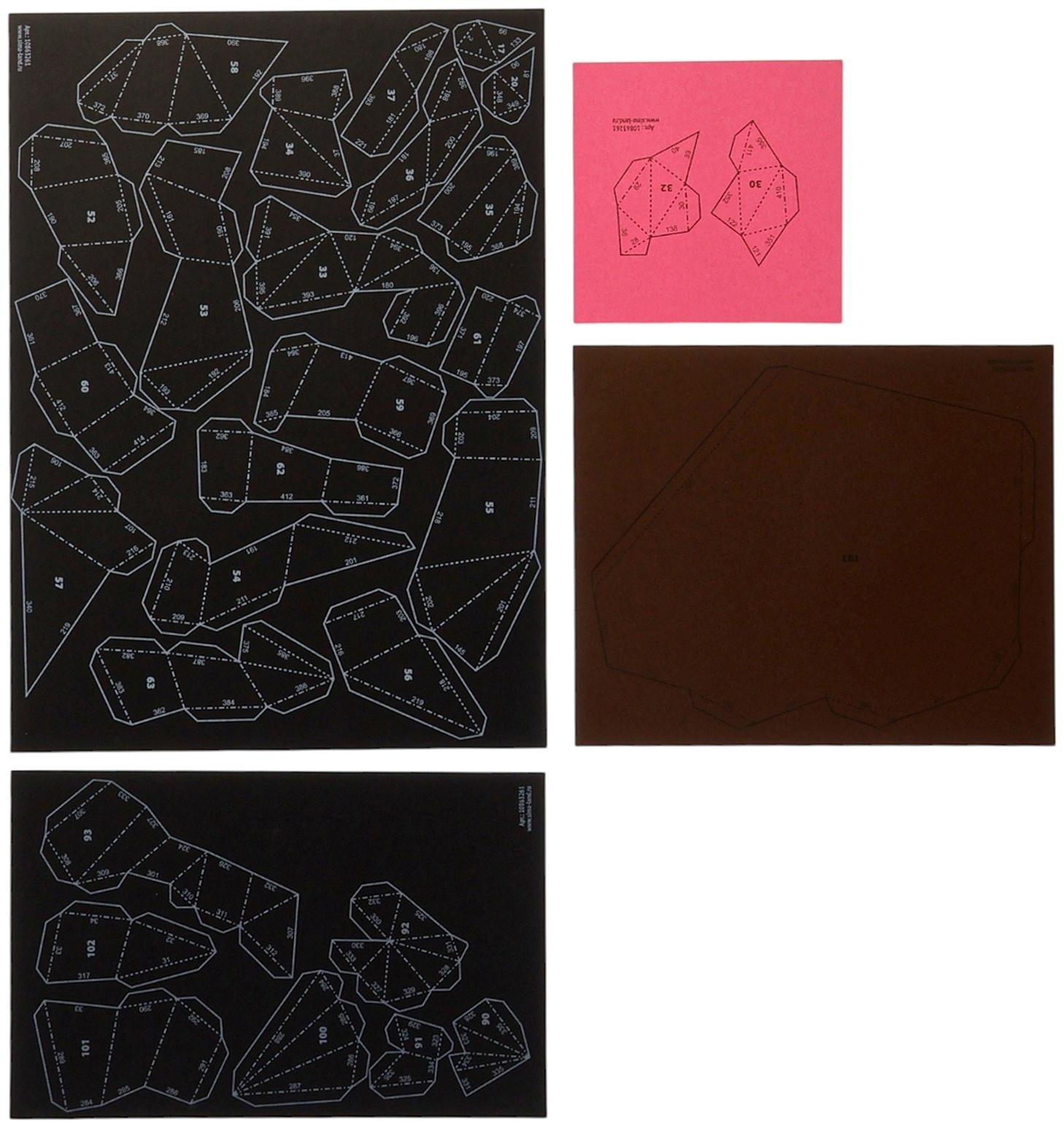 Коструктор полигональный «Голова лошади», 118 деталей, UNICON