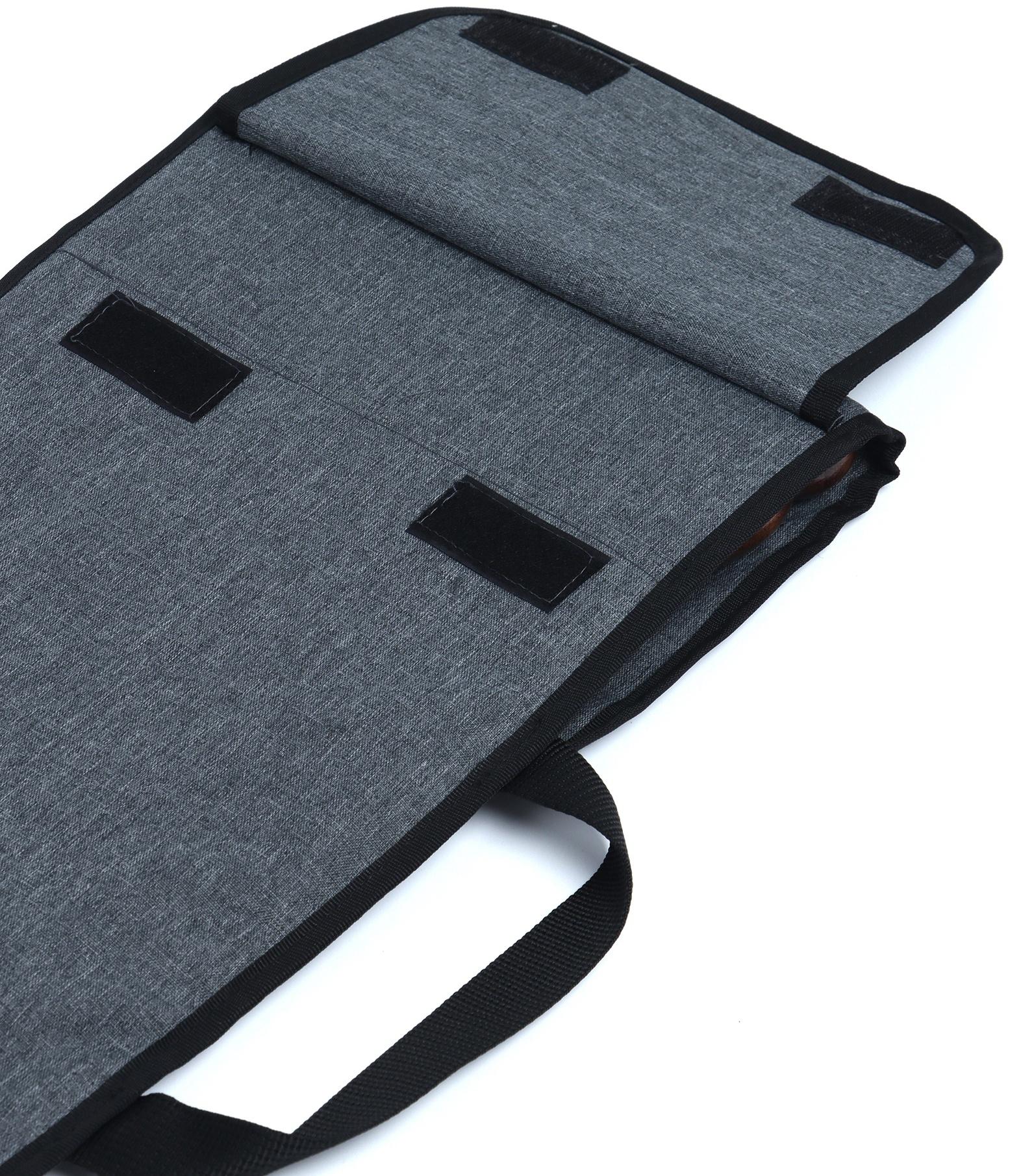 Набор шампуров в колчане, 6 шт., деревянная ручка «Шар», 73(50) х 1.2×0.25 см, серый