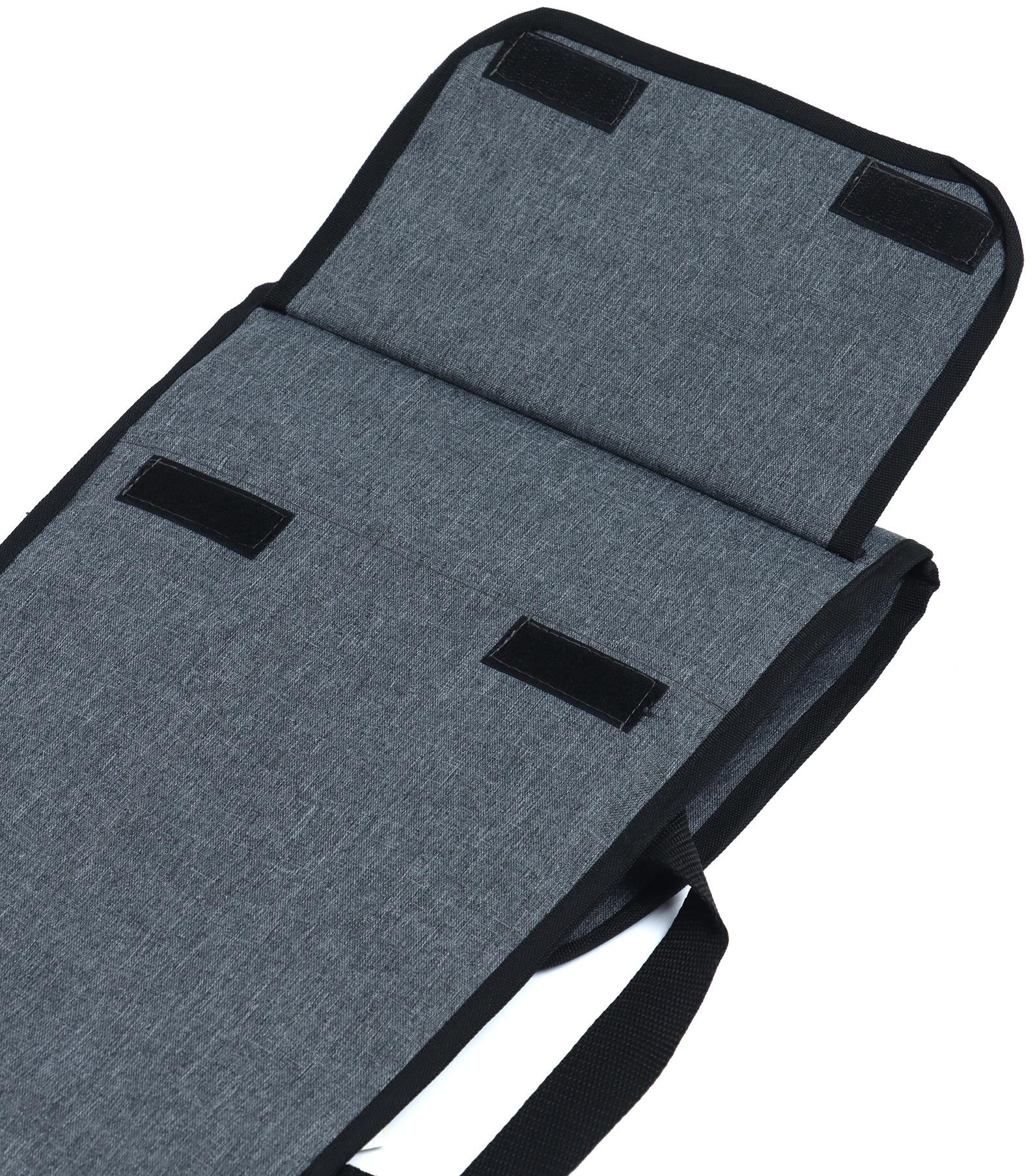 Набор шампуров в колчане, 6 шт., деревянная ручка «Фигурная», 73(50) х 1.2×0.25 см, серый