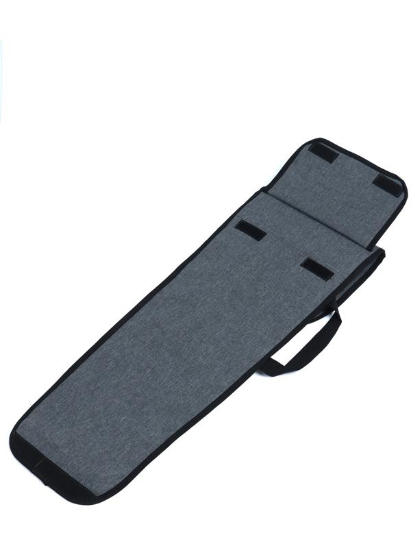 Набор шампуров в колчане, 6 шт., деревянная ручка «Фигурная», 73(50) х 1.2×0.25 см, серый