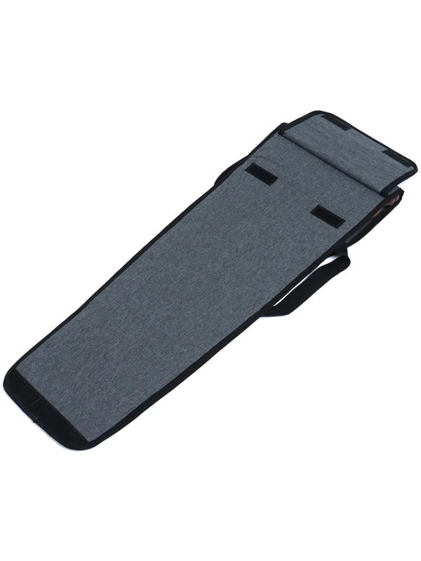 Набор шампуров в колчане, 6 шт., деревянная ручка «Кольцо», 73(50) х 1.2×0.3 см, серый