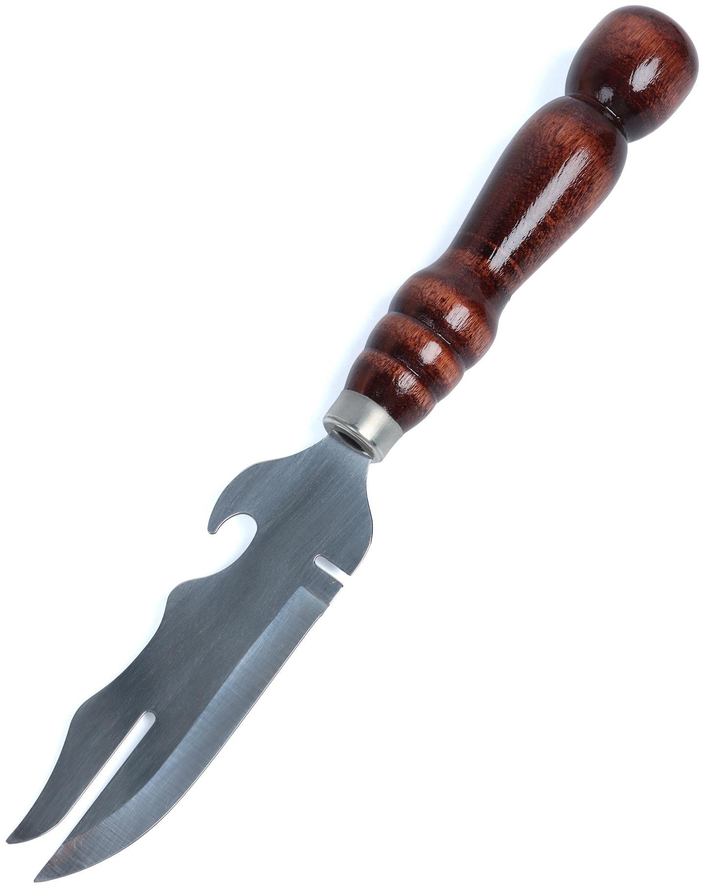 Набор шашлычный в колчане, 11 предметов, цвет камуфляж