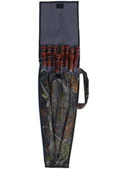 Набор шашлычный в колчане, 11 предметов, цвет камуфляж