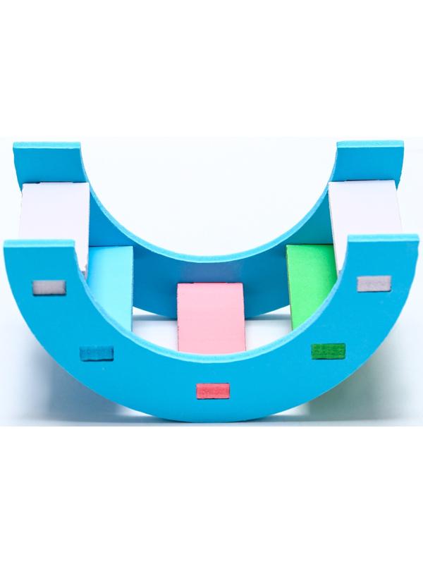 Лесенка для грызунов с цветными ступеньками, синий