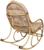 Кресло - качалка «Элит», 126×98×57 см, бежевое, с бежевой подушкой