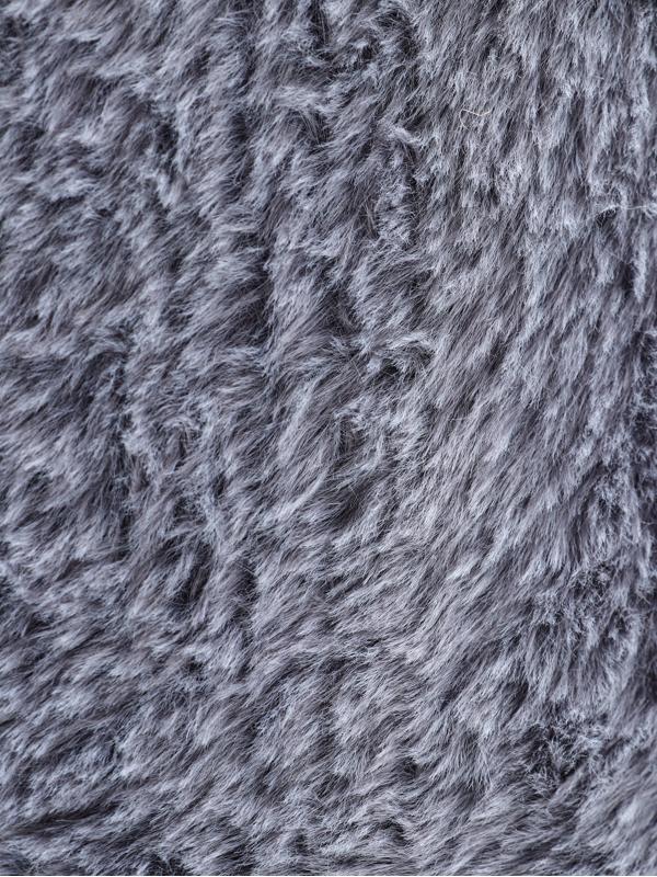 Домик для кошек с когтеточкой, овальной полкой, джут, 51 х 31 х 87 см, серый