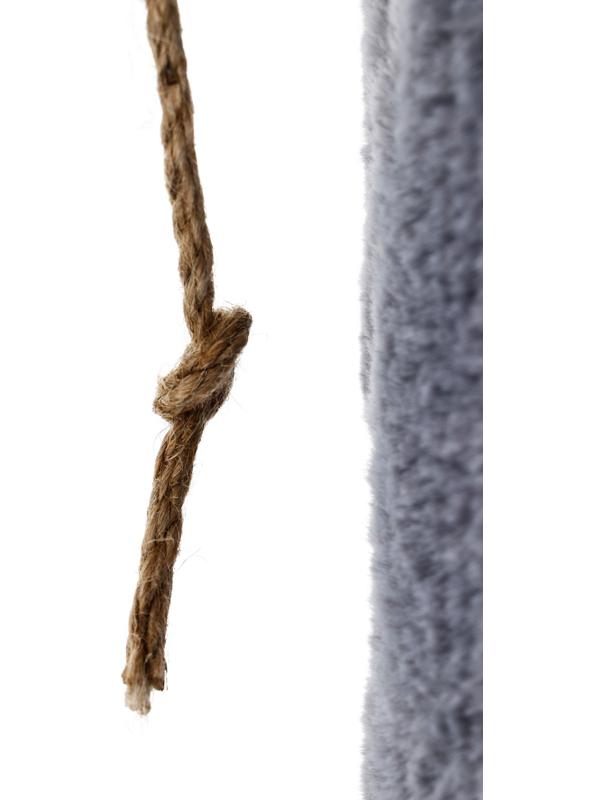 Комплекс для кошек с когтеточкой, лежанкой, джут, 58 х 38 х 70 см, серый